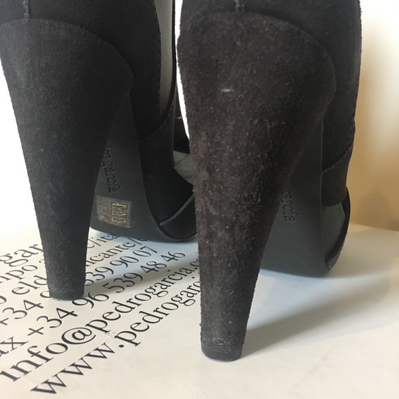 Pedro Garcia brown Abbie open toe booties - Picture 5 of 6